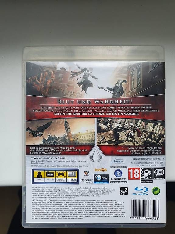 Spiele: Assassin's Creed II - PS3 - Top Zustand – Gebraucht aus Widnau von El_Capitan5 1