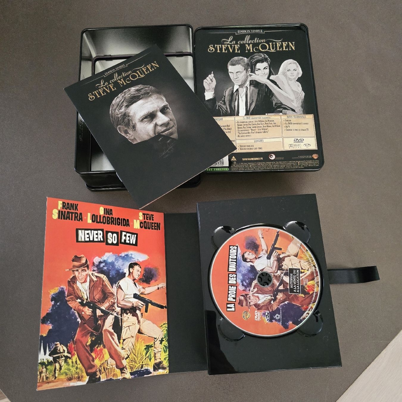 Tutti i DVDs: Steve McQueen - La Collection - Édition Limitée 7 DVD – Nuovo (secondo la descrizione) da Courtemaîche venduto da justine21 1