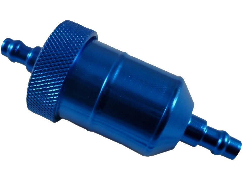 Mini Bikes: Benzinfilter ALU – Blau – Neu und originalverpackt aus Zuchwil von Funsportshop