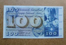 ++ 100.- Franken 04. Oktober 1957