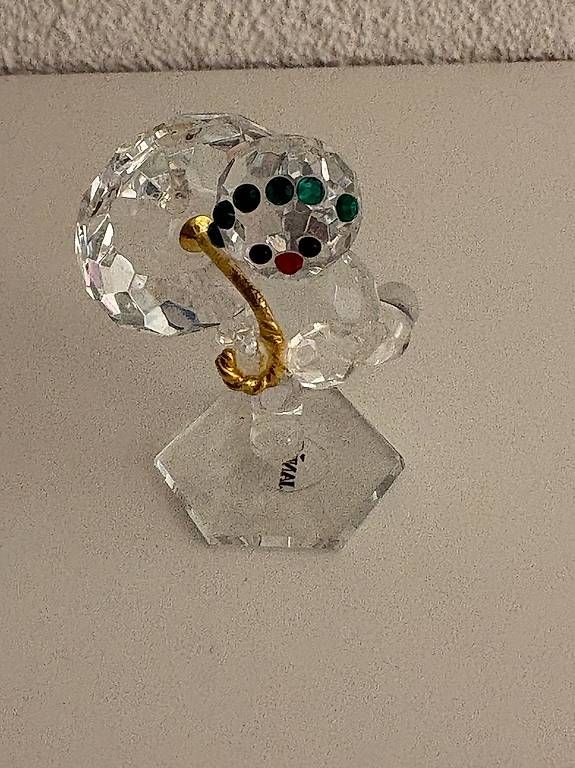 Swarovski Statuette: Swarovski Figur mit Regenschirm – Usato da Glattfelden venduto da CaptainM12