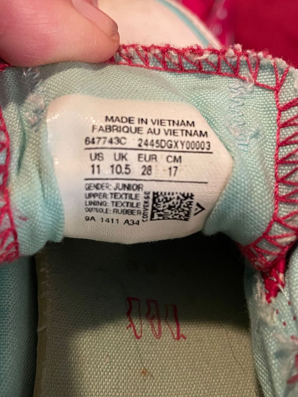 Converse Scarpe per ragazzi: Converse, Turnchuhe, rot, Gr 28 – Usato da Zürich venduto da Capetown14 2
