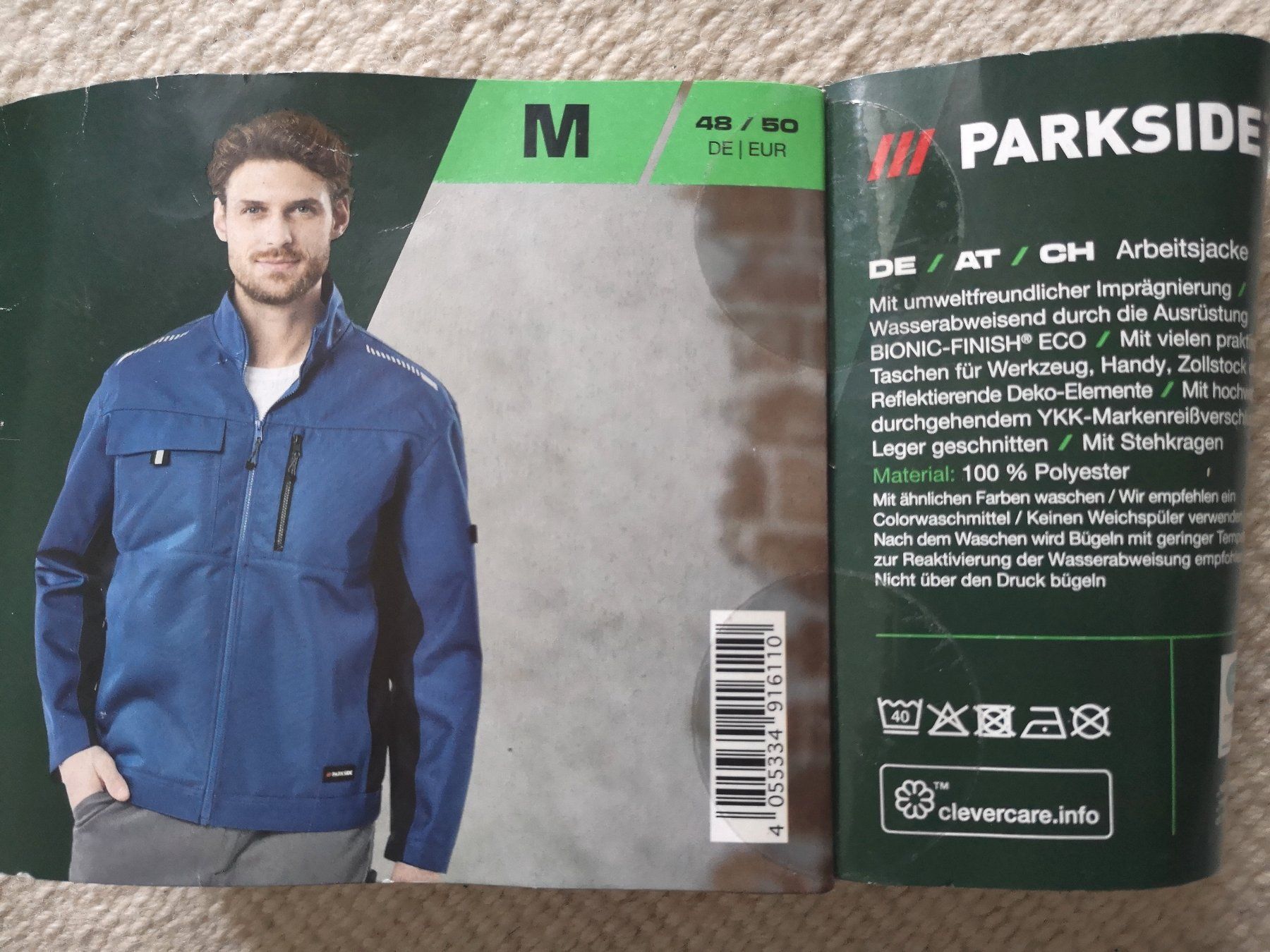 Giacche: PARKSIDE Arbeitsjacke NEU Gr. M blau – Nuovo e nell'imballaggio originale da Münsingen venduto da Nik_und_Kat 4