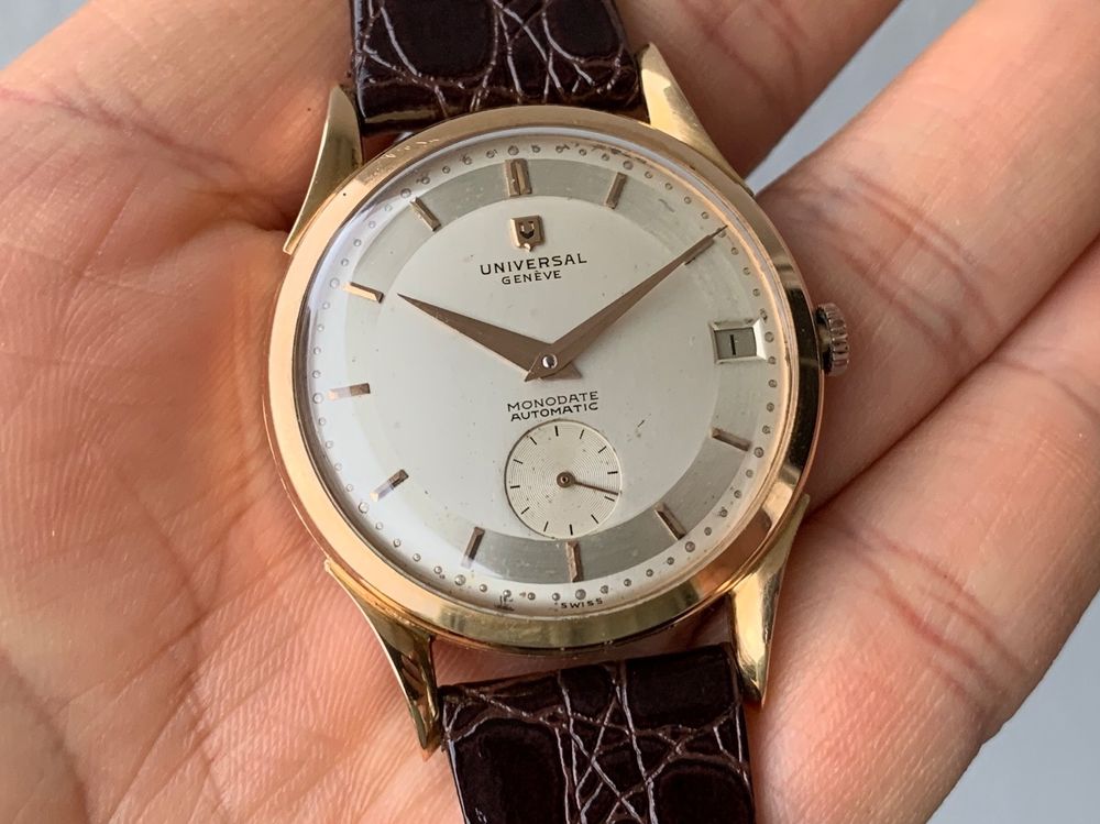 UNIVERSAL GENEVE 18ct GOLD Bumper Automatic 1950’s | Kaufen auf Ricardo