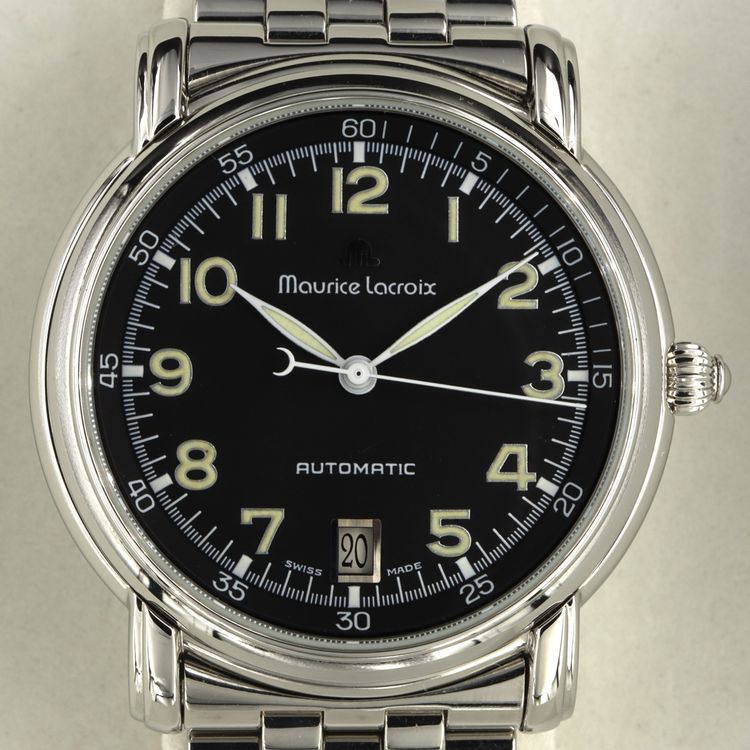 Maurice Lacroix Orologi: Maurice Lacroix Pontos Pilot Automatik – Full Set (2004) – Usato da Schaanwald venduto da travelintime01 1