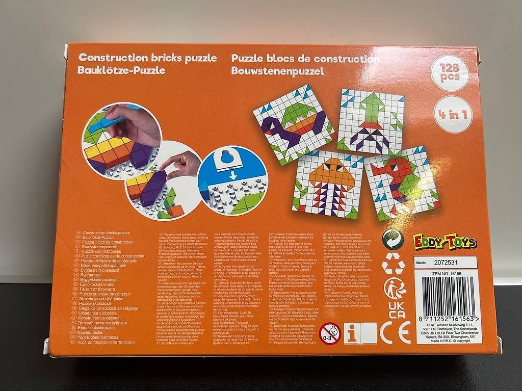 Puzzle: 2 Eddy-Toys constructions- Puzzle 4 in 1 – Usato da Matt venduto da feinmechuhr 2