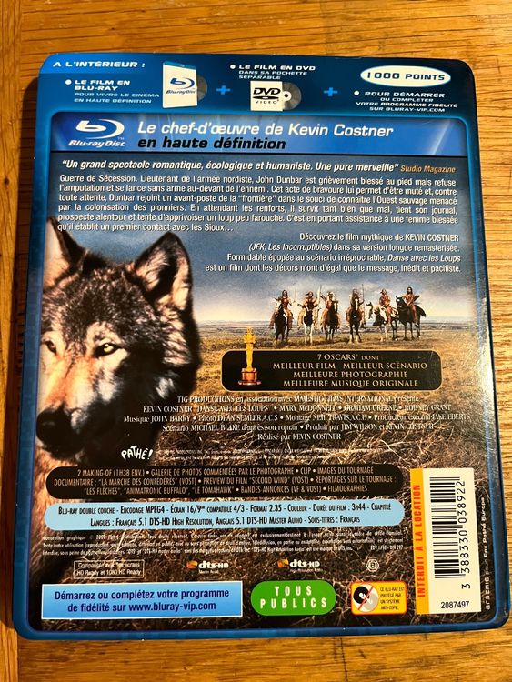 Danse avec les loups [Blu-ray]