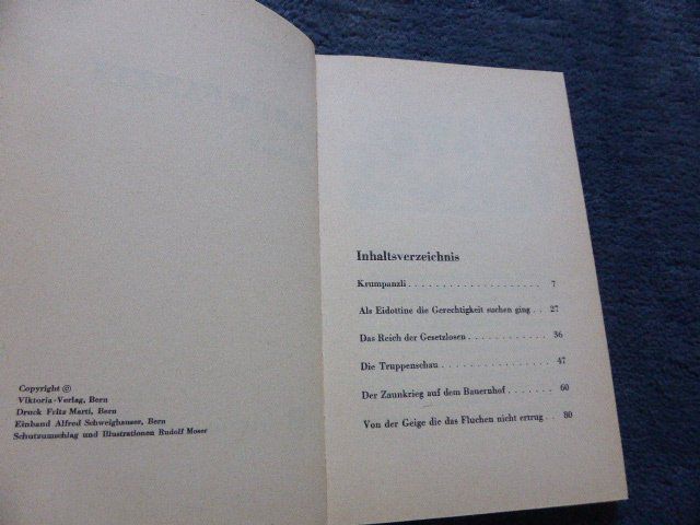 Bücher: Krumpanzli,Ernst Steiner,Holzschnitte Rud.Moser,Märchen – Gebraucht aus Lausen von liesfisch 2
