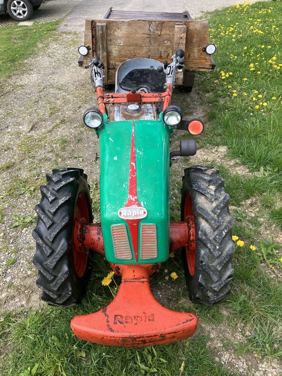 Rapid Tutte le macchine: Rapid 606 mit Treibachsanhänger OHNE Frontgewicht – Usato da Malters venduto da bust04