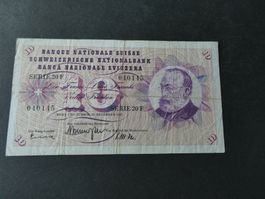 Schweiz 1960,  10 Franken