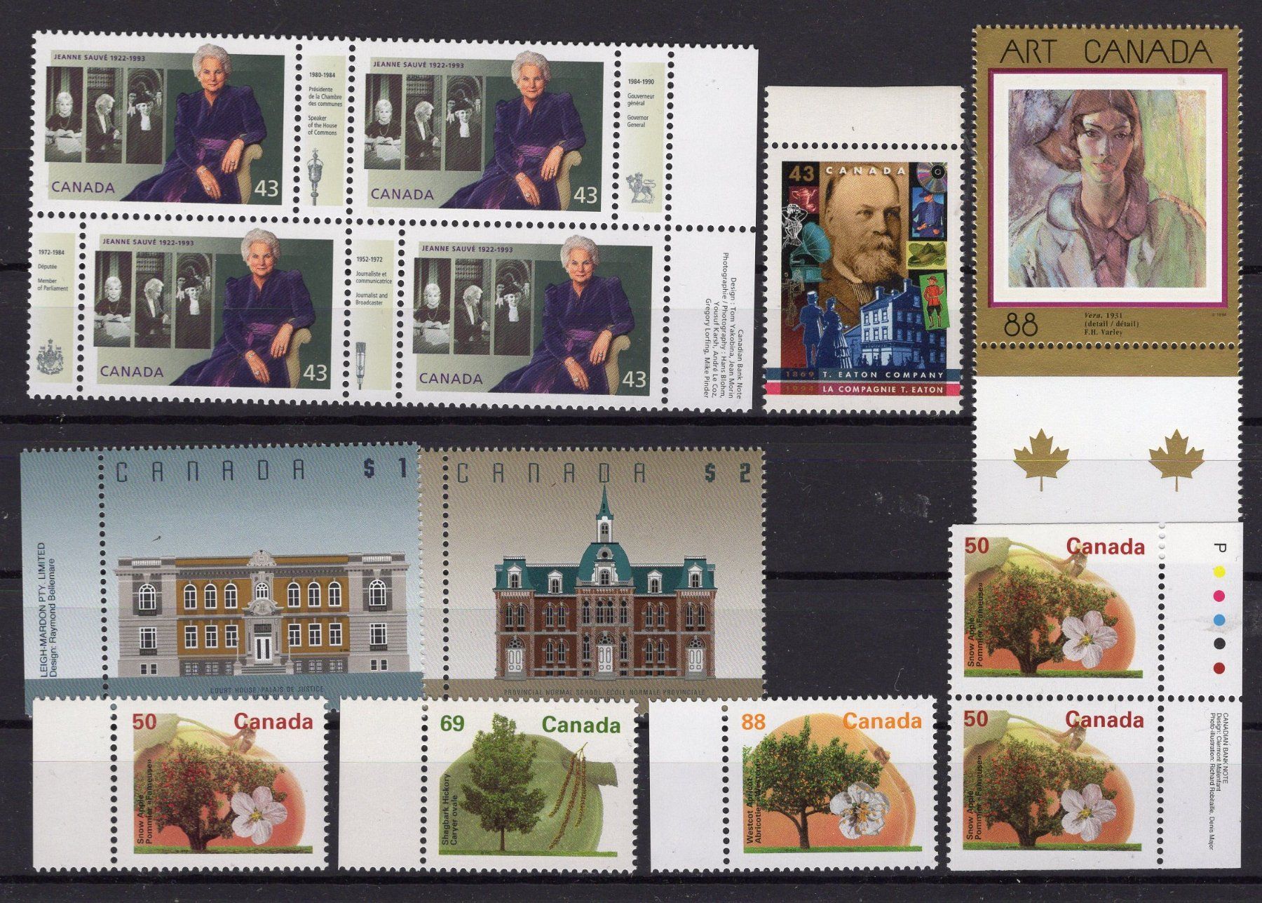 Tutti i francobolli: R6416  /  CANADA 1994 neufs XX – Nuovo (secondo la descrizione) da Ste-Croix venduto da MONT-TAGNAC