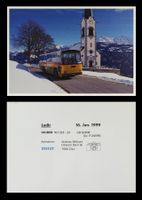 Ladir Ilanz Surselva Postauto Saurer RH525 Foto Ausdruck A5