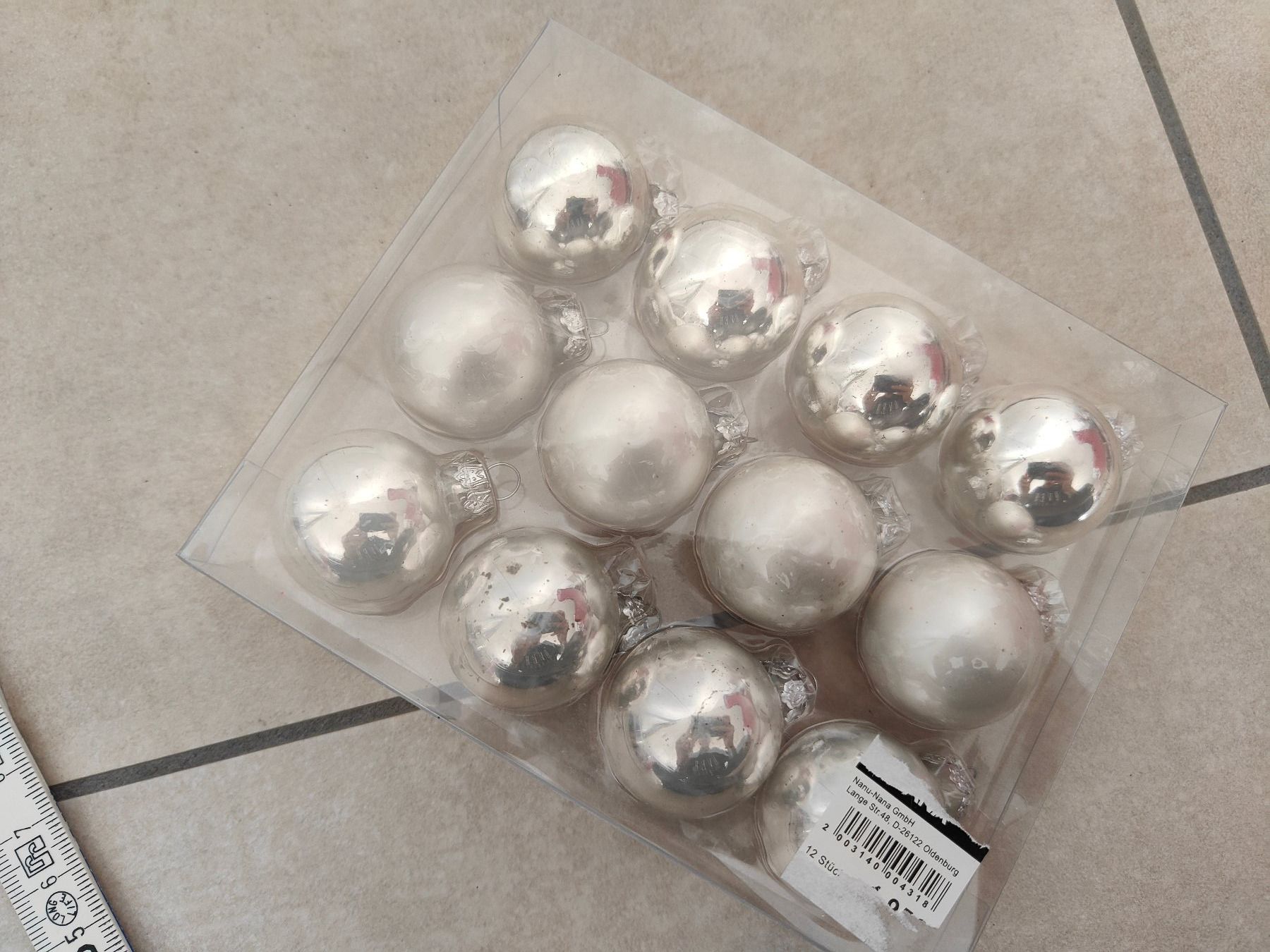Alle Dekorationen: Mini Weihnachtskugeln / Glaskugeln – Neu und originalverpackt aus Rickenbach b. Wil von Beautiful.Things 6