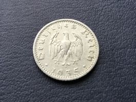 Drittes Reich 50 Reichspfennig 1935 F.