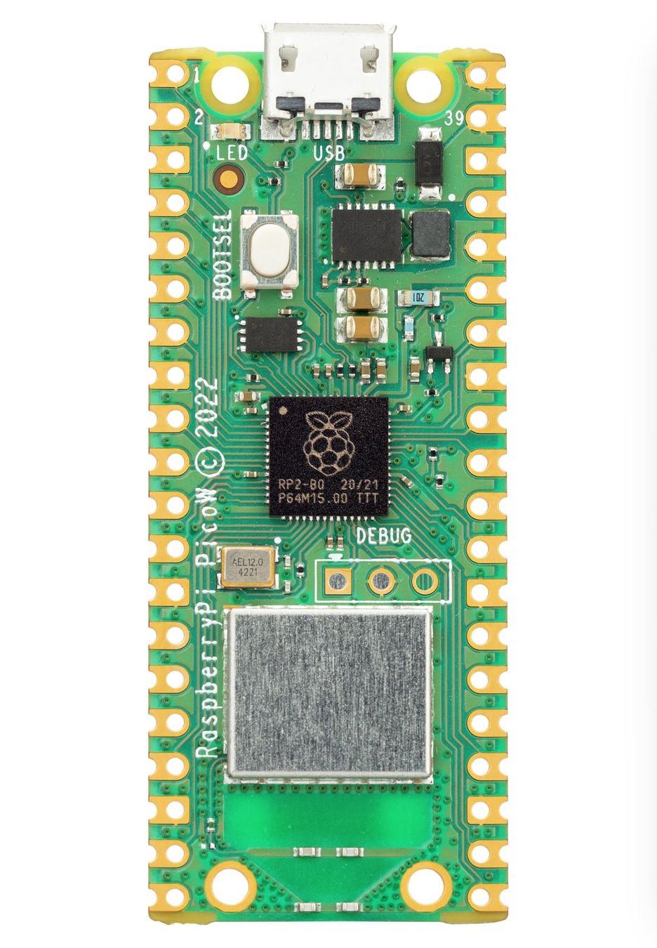 Raspberry Pi Componenti elettronici: Raspberry Pi Pico W (NEU) – Nuovo e nell'imballaggio originale da Veltheim AG venduto da Mibib