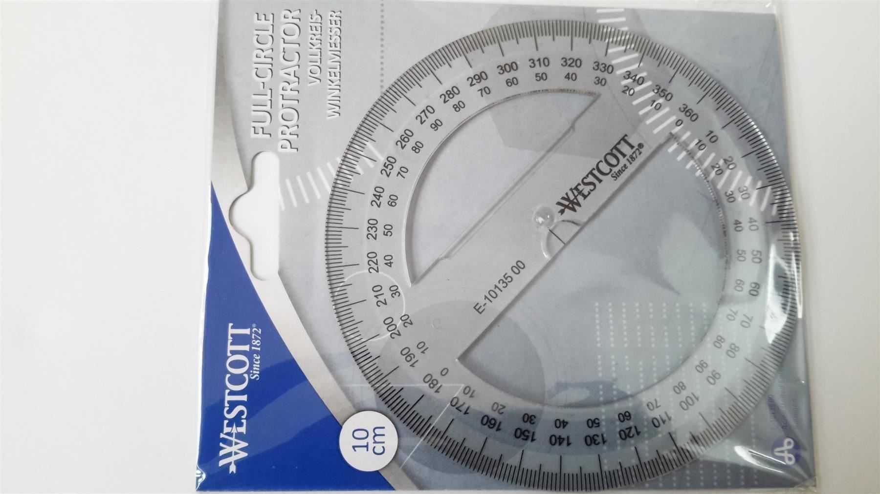 Pochoirs: Schablone Winkelmesser 360 Grad, 100 mm – Neuf avec emballage d'origine à St. Gallen par cointec 2