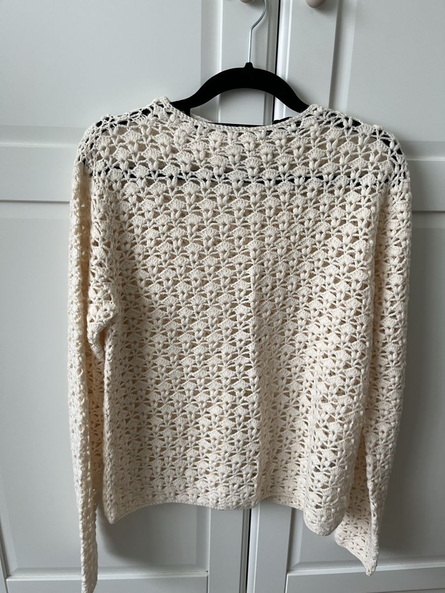 Zara Maglioni & Felpe: Butterfarbiger Pullover mit Löchern – Nuovo (secondo la descrizione) da Allschwil venduto da eyl_bb8q 3