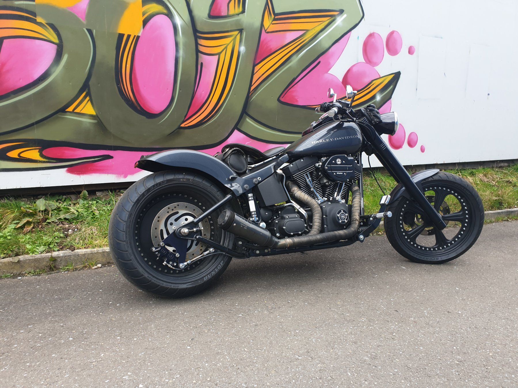 Harley-Davidson Chopper: Harley Davidson FXSTB Night Rain Umbau – Usato da Goldau venduto da Ktmuze 2