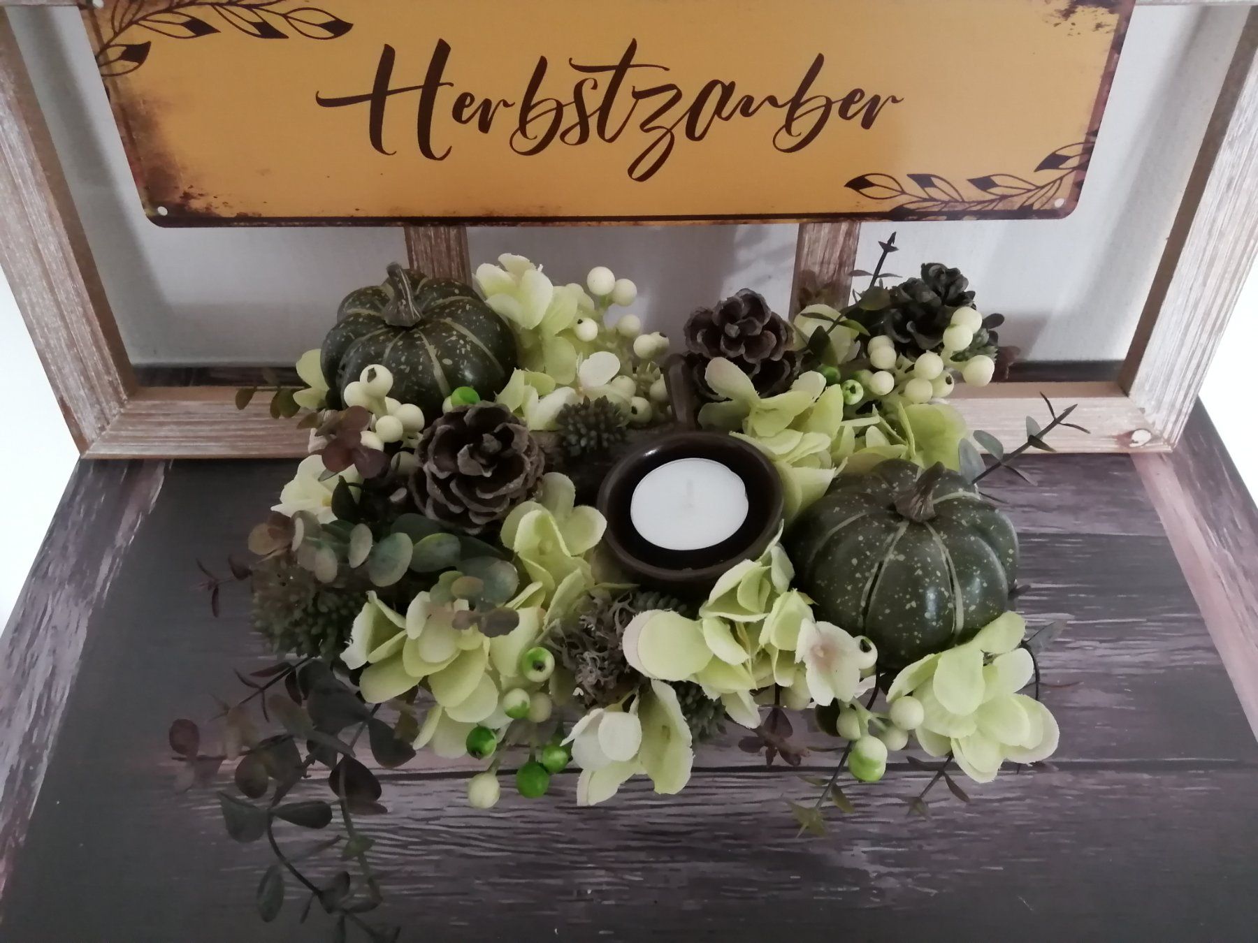 Tutte le decorazioni: Deko im Henkelkorb mit Caquelon Teelicht – Nuovo e nell'imballaggio originale da langenthal venduto da Jordi04