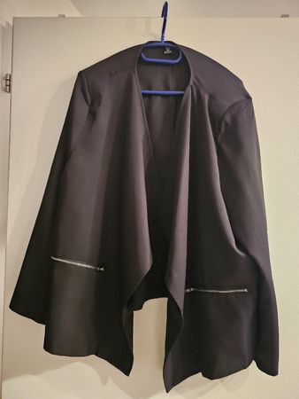 Blazer Gr. 4XL  schwarz mit Reisverschluss