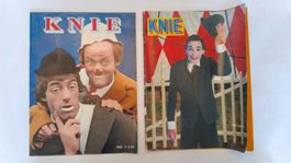 2 x Zirkus Knie / Heft  1980 + 1987 / je 40 Seiten