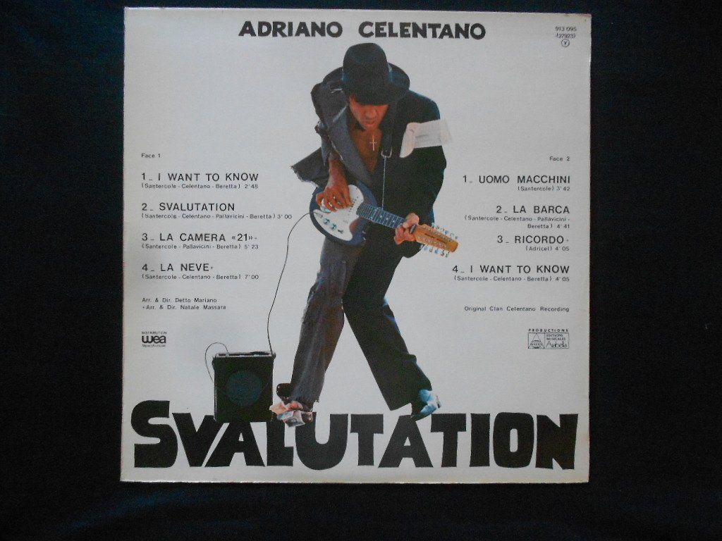 Dischi in vinile: ADRIANO CELENTANO  -  SWALUTATION – Usato da Bex venduto da Giorgiob 1
