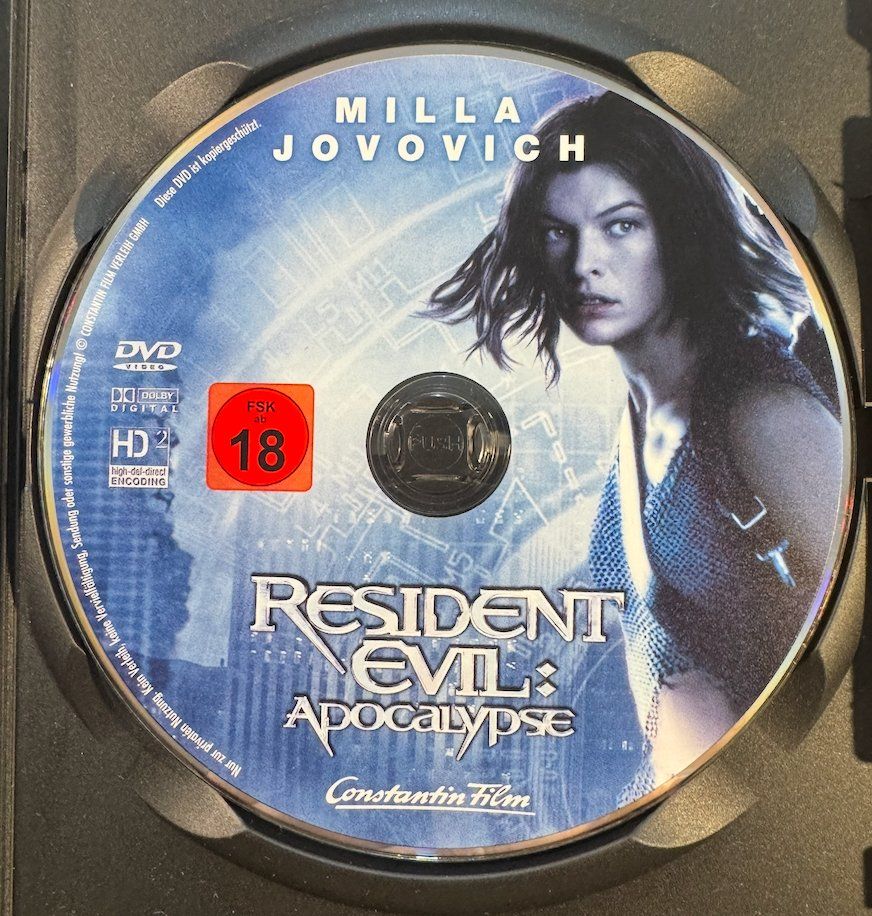 Tutti i DVDs: DVD RESIDENT EVIL - MILA JOVOVICH - APOKALYPSE - EXTENDET V. – Usato da Wisen venduto da gigisna 1
