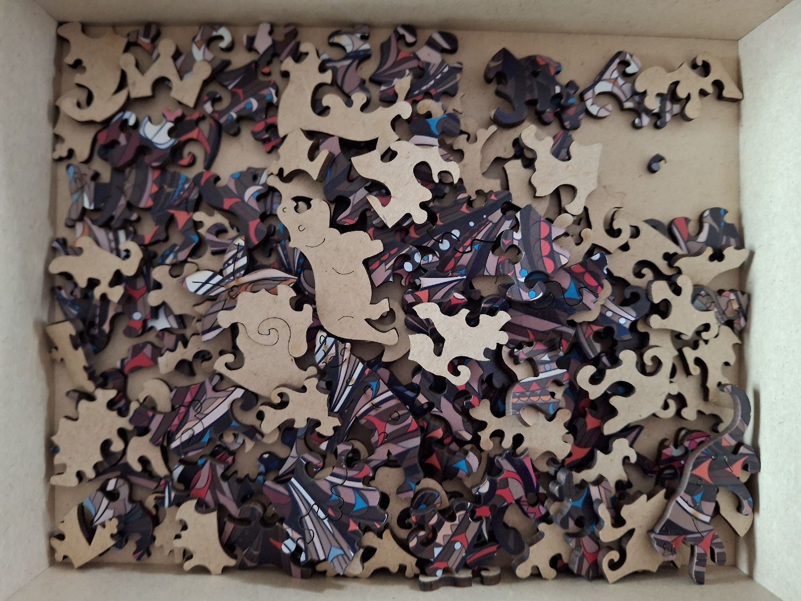 Puzzles: Puzzle Ours Mandala en bois – D'occasion à Lausanne par Cognitia 1