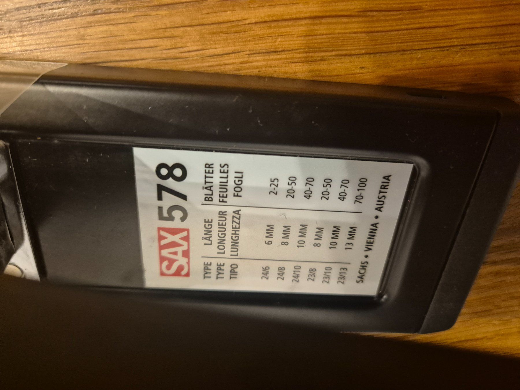Tutti gli attrezzi: SAX 578 Starkhefter XL, 24/6 – Nuovo (secondo la descrizione) da Winkel venduto da Heuresis 1