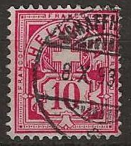 Tutti i francobolli: 61A, Vollstempel Schaffhausen – Usato da Basel venduto da Bingis