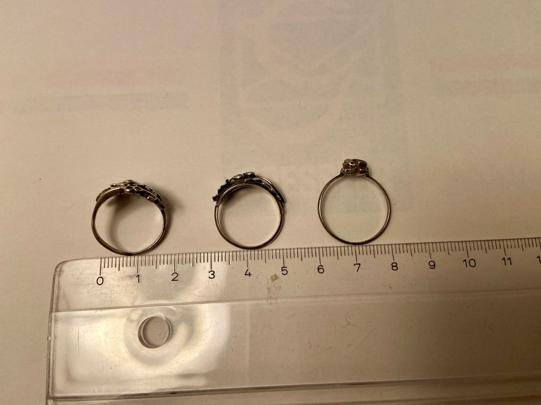 Anelli: Antiker Silber Ring x 3 Schmuck Lot – Usato da Niederhasli venduto da YHHC 6