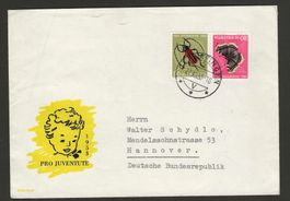 1953 : K44 auf illustr. PJ Brief (P3) - KP 220.--
