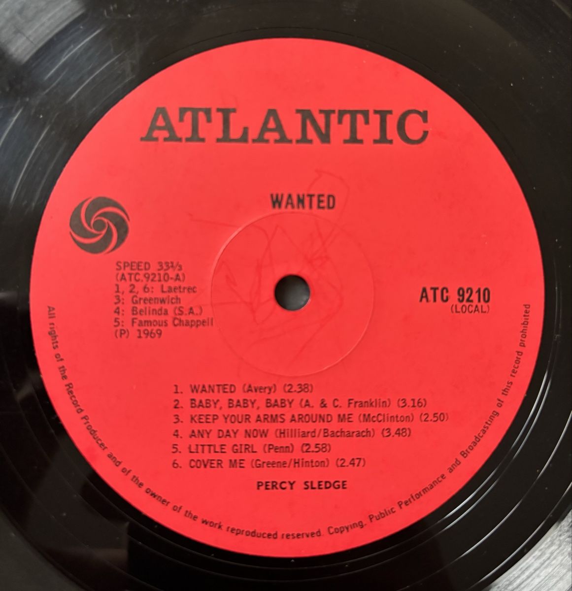 Dischi in vinile: Percy Sledge - WANTED - LP VG/VG – Usato da Neuchâtel venduto da Deivid2 1