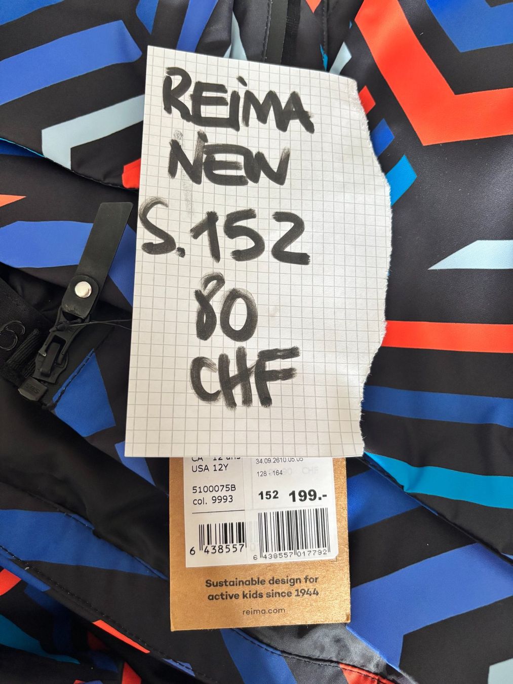 Reima Jacken: NEU REIMA Ski Jacket Gr 152 – Neu und originalverpackt aus Schönenbuch von ver_58wg 1