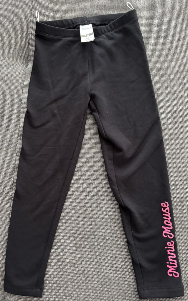 Collant & Leggings: Schwarze Leggings mit Minnie Mouse Print, Gr. 110 – Usato da Jegenstorf venduto da Annina0506