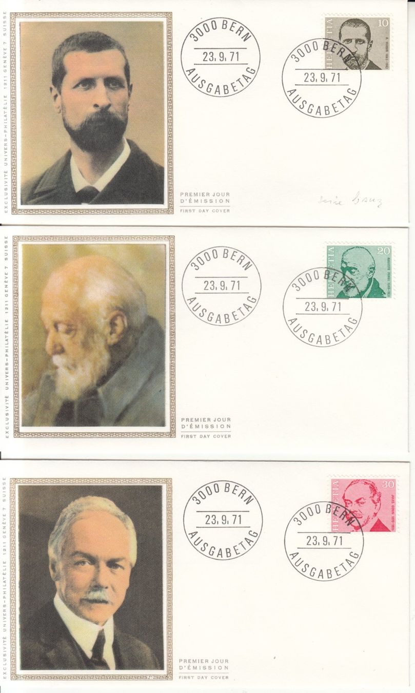 Tutti i francobolli: SBK 498 - 502 FDC Univers – Usato da Bürglen TG venduto da StampGraf 1