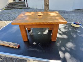 Holz schämeli quadratisch mit Loch gebraucht