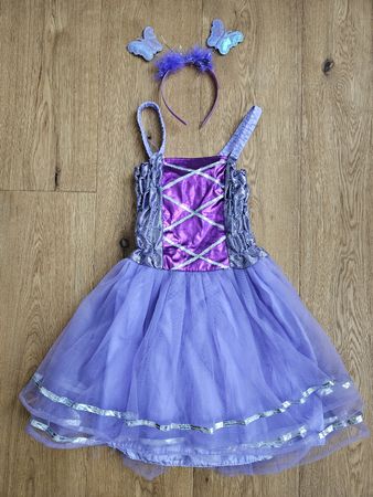Süsses Feen Kostüm, Lila, Grösse 110, Fasnacht