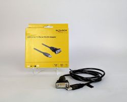 DELOCK Adapter USB 2.0 Typ-A zu 1 x Seriell RS-232