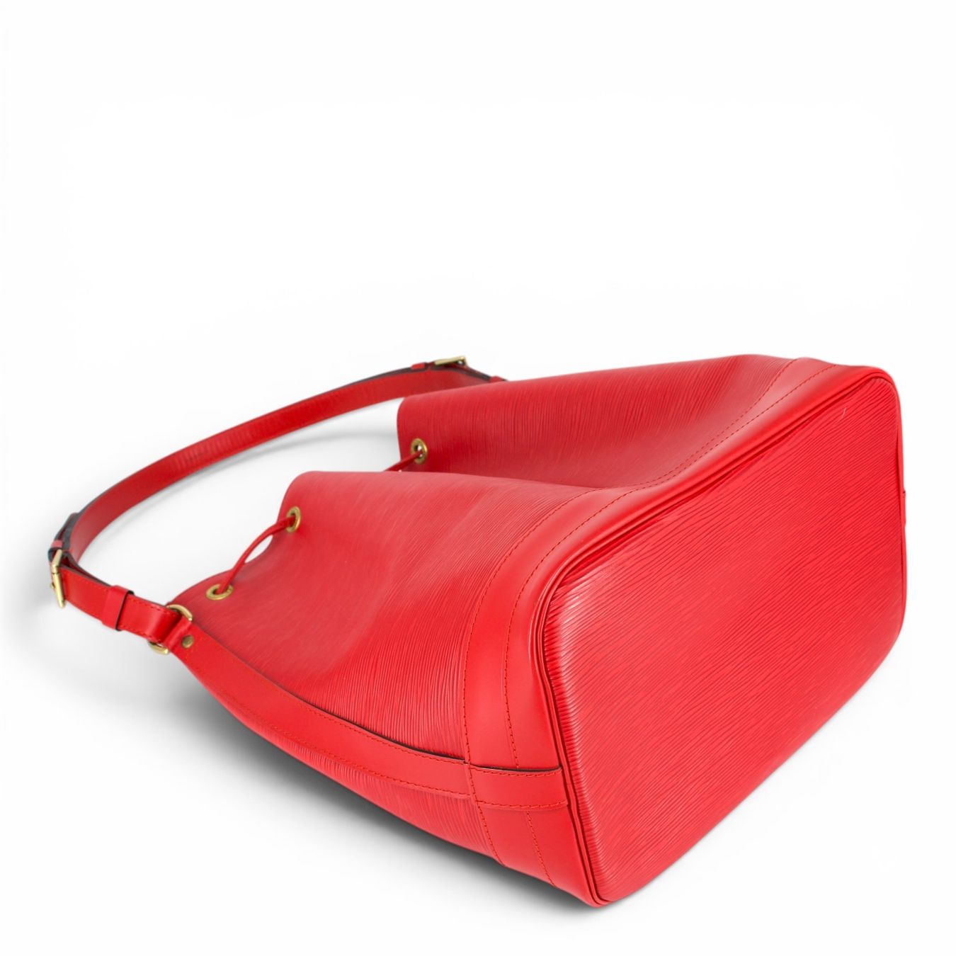 Louis Vuitton Borse da donna: Louis Vuitton Grand Noé Epi rot – Usato da Binningen venduto da Designerlabels 8