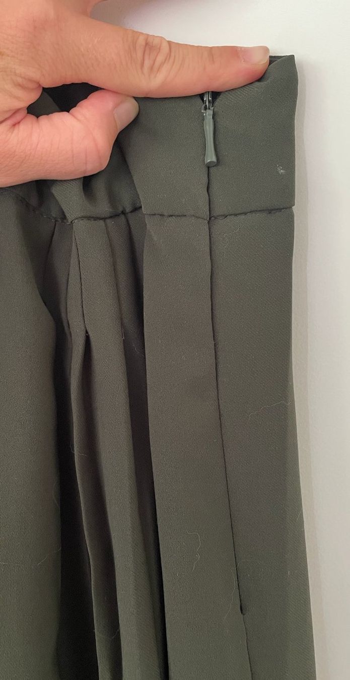 Mango Pantaloni: Mango Hose Olivgrün Grösse 36 – Usato da Bottmingen venduto da Stoffelele 2