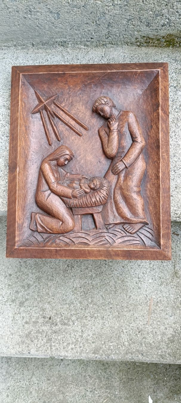 Xilografie: Holzrelief, geschnitzt: Handarbeit – Usato da Wilen (Sarnen) venduto da luzern.20