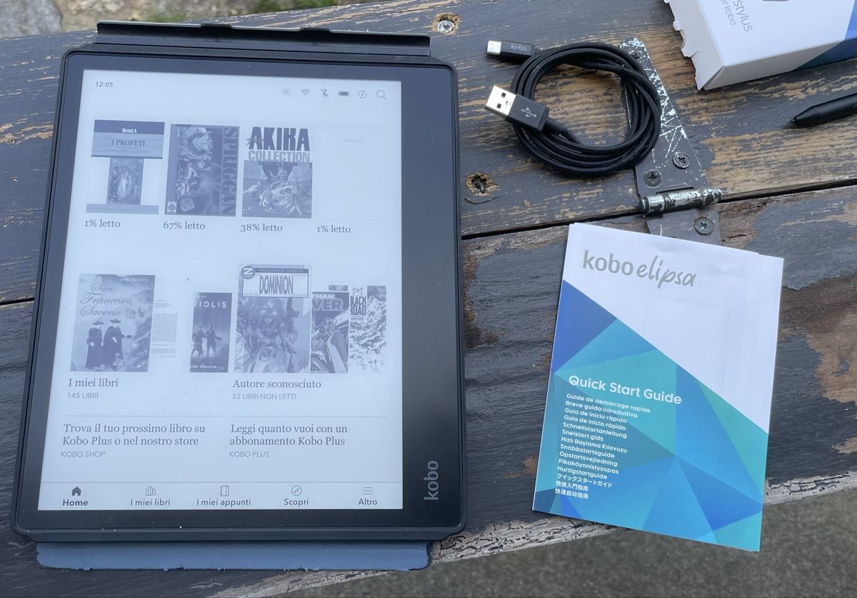 Kobo Tablet PC: E-reader Kobo Elipsa con custodia e stylus usato buono – Usato da Insone venduto da ono_h7l2 2