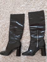 Zara Stiefel Leder Damen schwarz Grösse 38