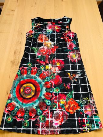 Farbenfrohes DamenKleid Gr.S/M