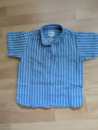 Edelweiss Jenni Hemden.ch Hemd Grösse 104 blau gestreift