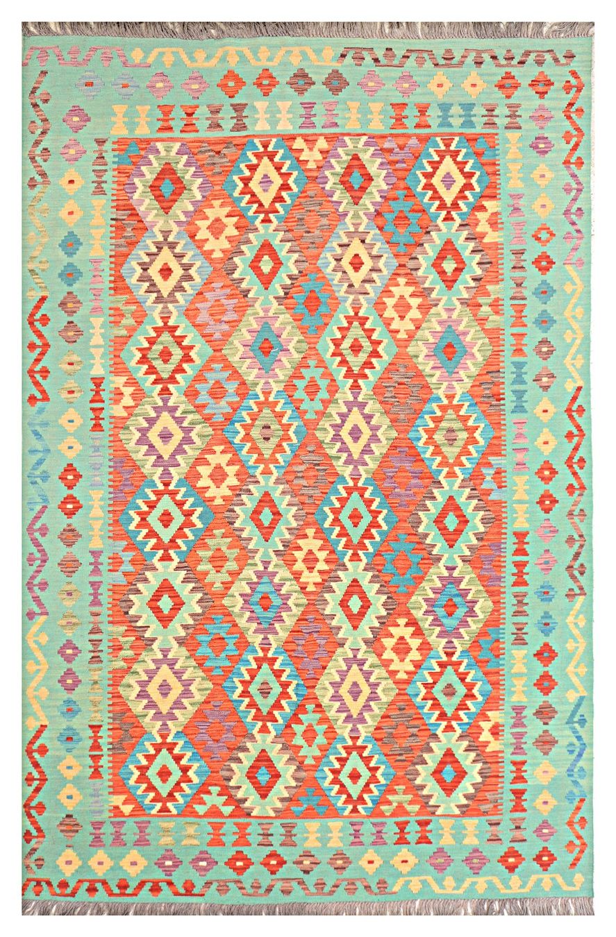 Kelim Tappeti: Oriente Kelim Teppich 200x300 cm – Nuovo e nell'imballaggio originale da Lahore venduto da Fairways79 7