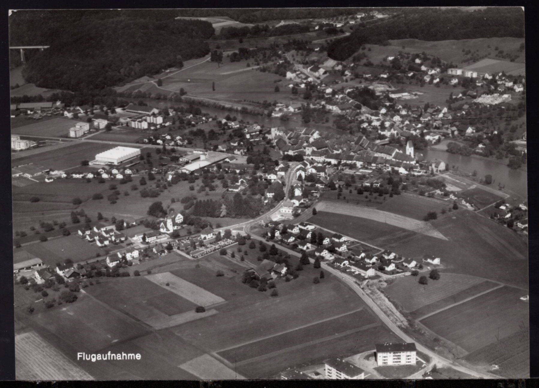 Cartoline postali: MELLINGEN  Flugaufnahme – Usato da Aarau venduto da kufi44