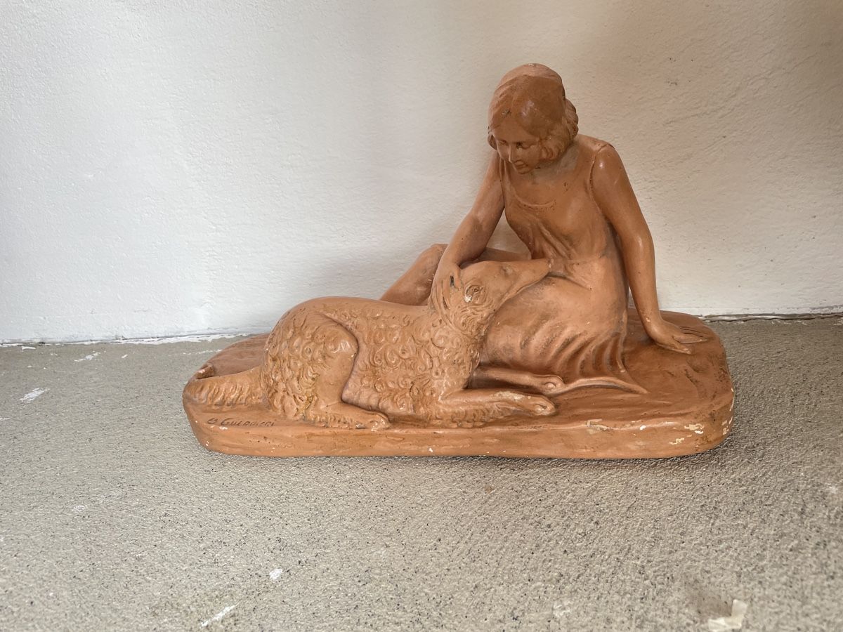 Sculture & Statue: Schöne Terracotta Skulptur 1920 – Usato da Benken SG venduto da tame_impala