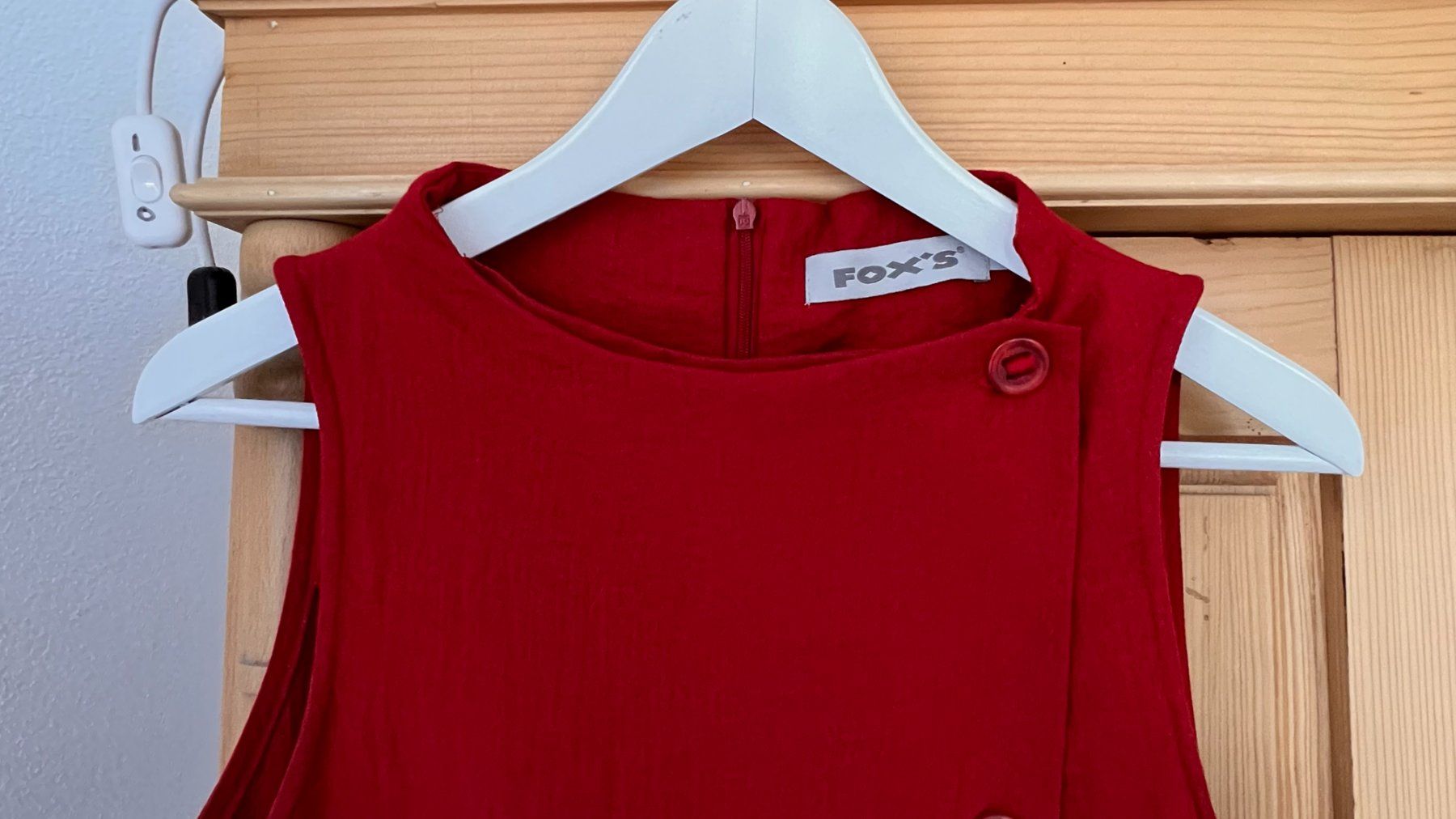 Fox Vestiti: Rotes, ärmelloses Kleid Grösse 36 – Usato da Langendorf venduto da ber_t8vc 2